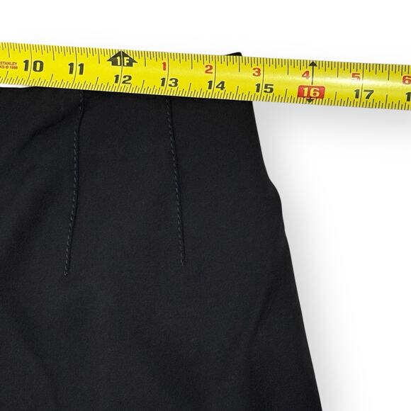 Piazza Sempione Italy Black Wool Marilyn Wide Leg Women 46 IT/US Size 10 Pants - Picture 7 of 10